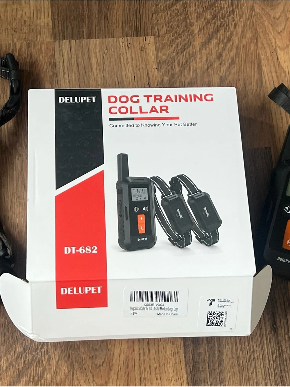 DELUPET Two-Dog Training Collar DT-682